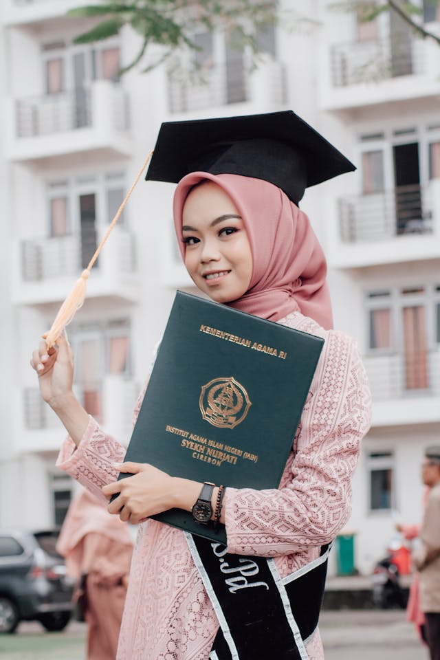 Global students studying